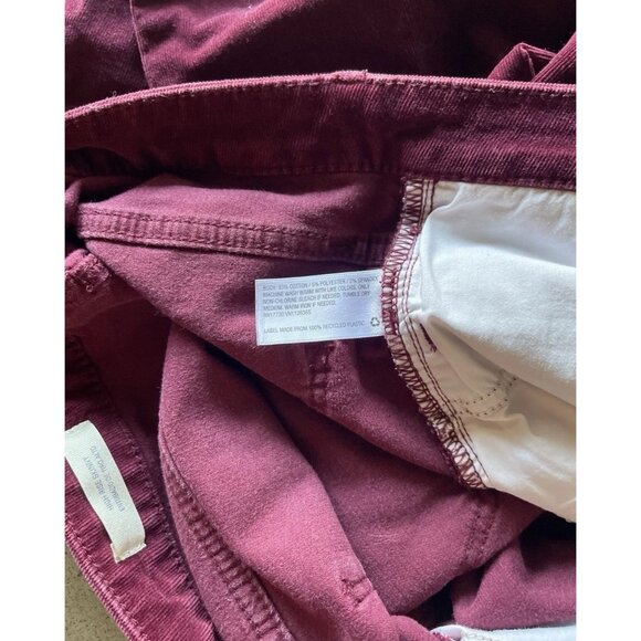 Vintage Universal thread high-rise skinny pants Women’s Sz 8/29 R Red Velvet - Picture 14 of 14